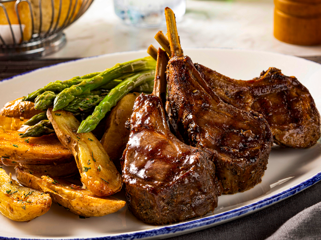 An image of Brio Italian Restaurant Group Dining Corporate Events Lamb Chops